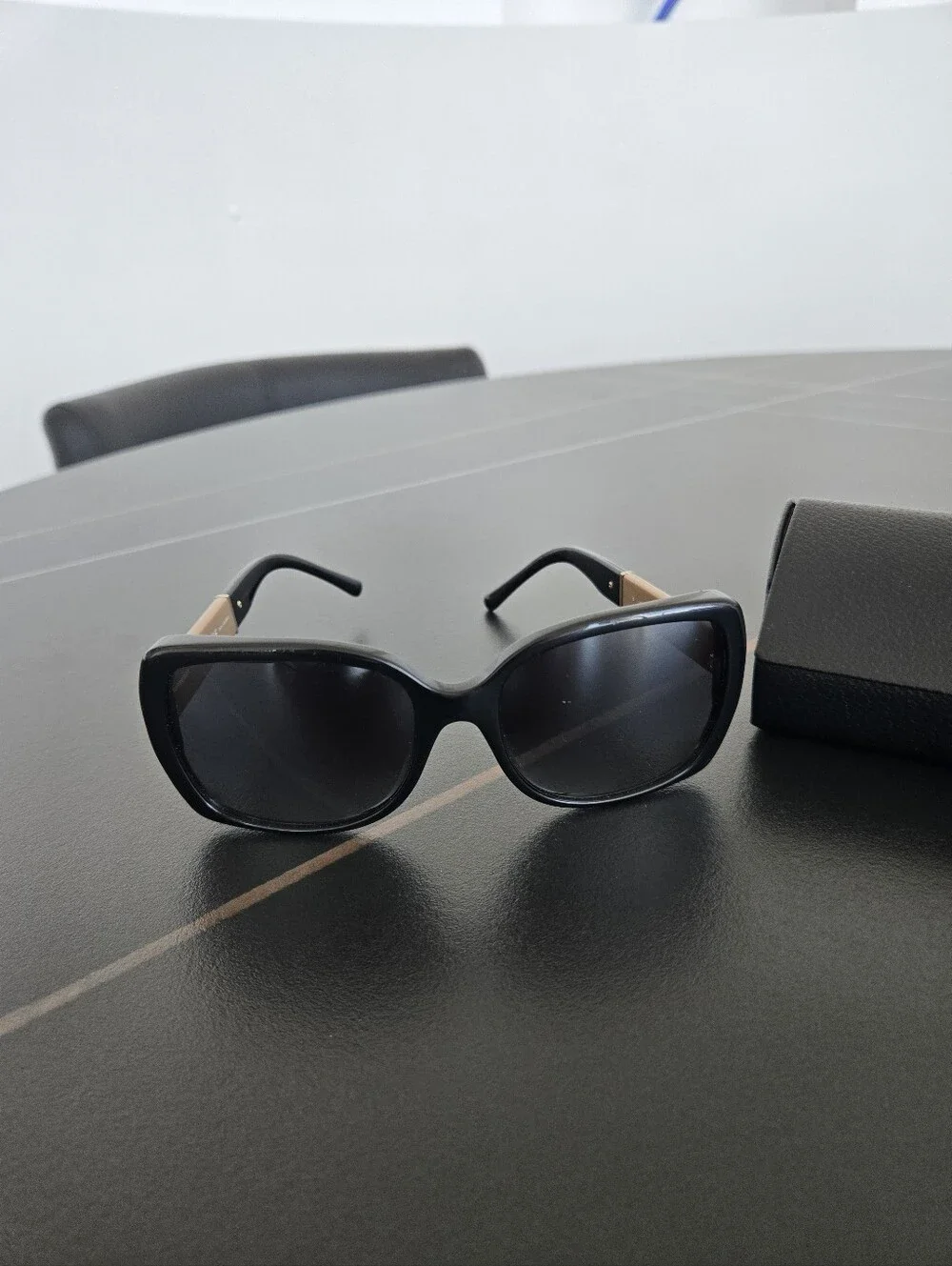 Burberry Black Women's Oversized Sunglasses